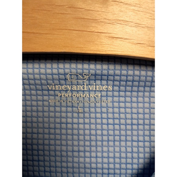 Vineyard Vines-Boys Large [16] Blue Performance Pullover - Picture 4 of 9